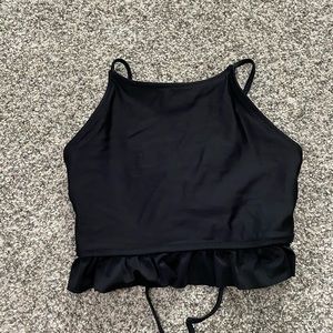 Black swimsuit top size M